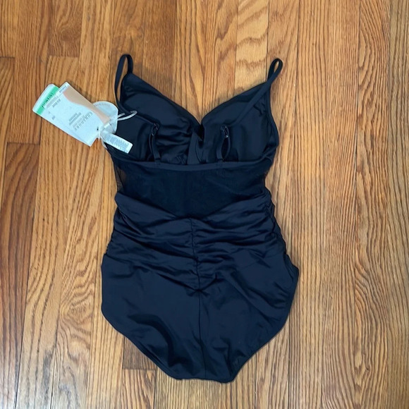 Coco Reef Contours Sterling Bra-Sized One-Piece Swimsuit Black size 10 34C/D NWT - Picture 4 of 9